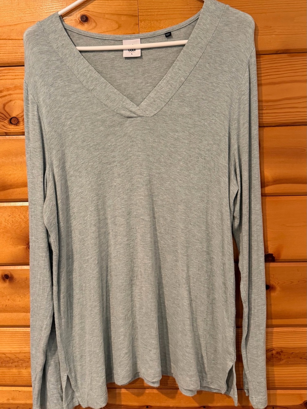CAbi Light Blue green,V-Neck Long Sleeve Tee